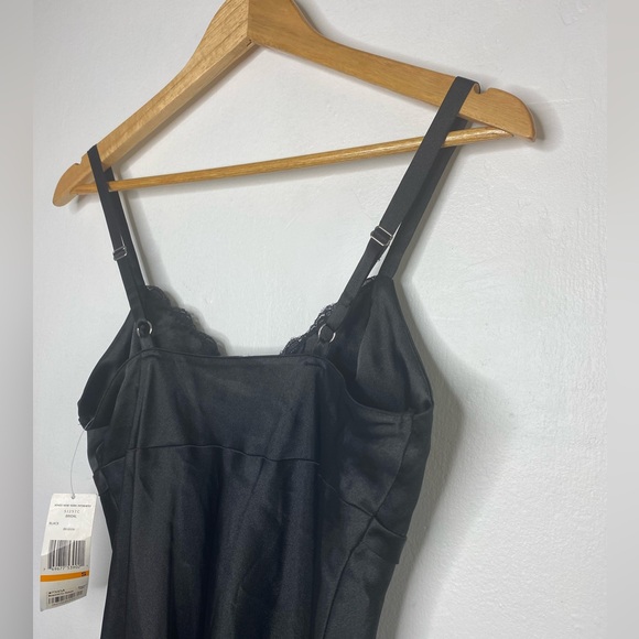 NWT Satin Lingerie Babydoll Slip Size Small Lux Feminine - Picture 5 of 6